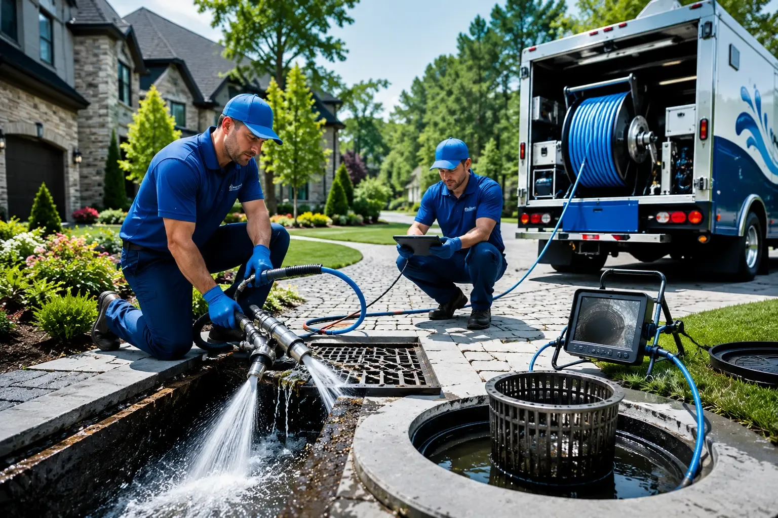 Local outdoor drain cleaning professionals in New Freeport, PA